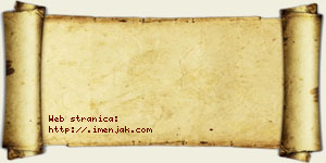 Tijana Rakanović vizit kartica